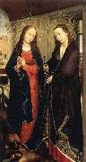WEYDEN, Rogier van der Sts Margaret and Apollonia oil on canvas